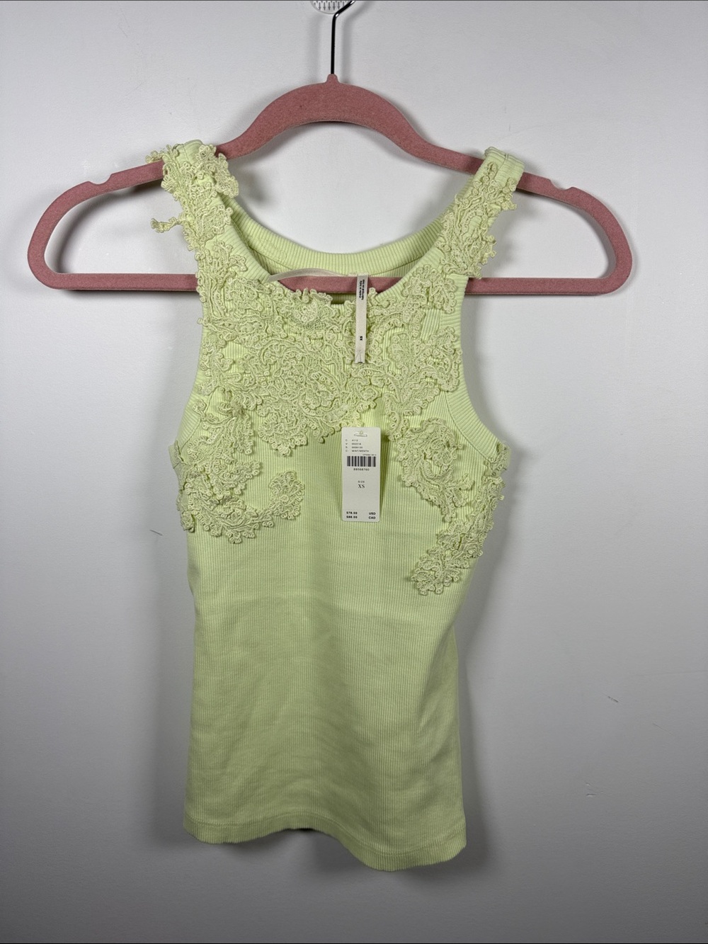 ANTHROPOLOGIE | BNWT Pippah Lace Appliqué Tank Size XS - Picture 3 of 7
